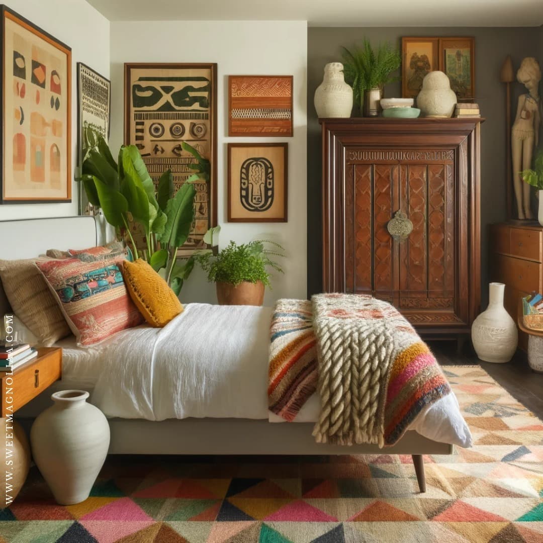 Bohemian Global Inspired Bedroom